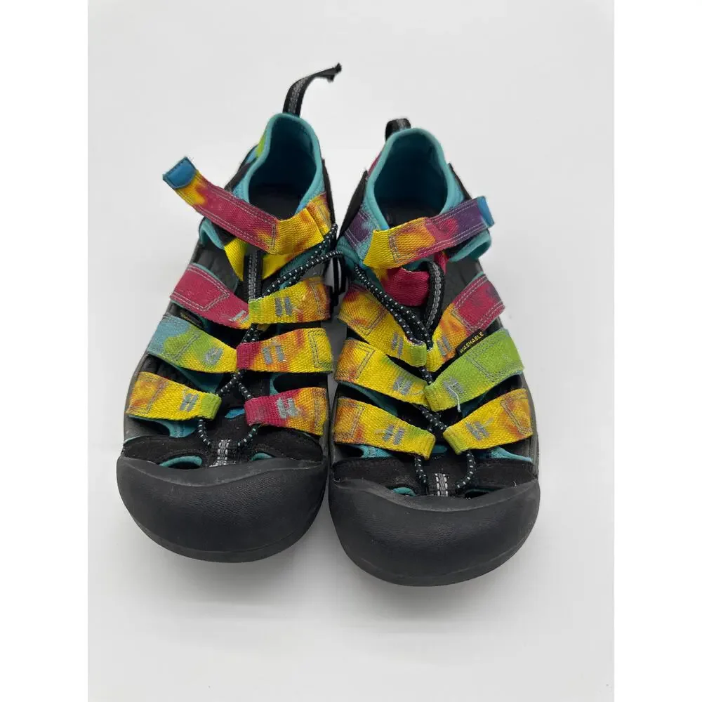 Keen Newport H2 Slip On Outdoor Water Shoes Sandals Rainbow Kids‎ Unisex Size 4